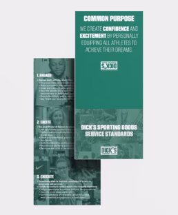 Dick's Sporting Goods Service Cards